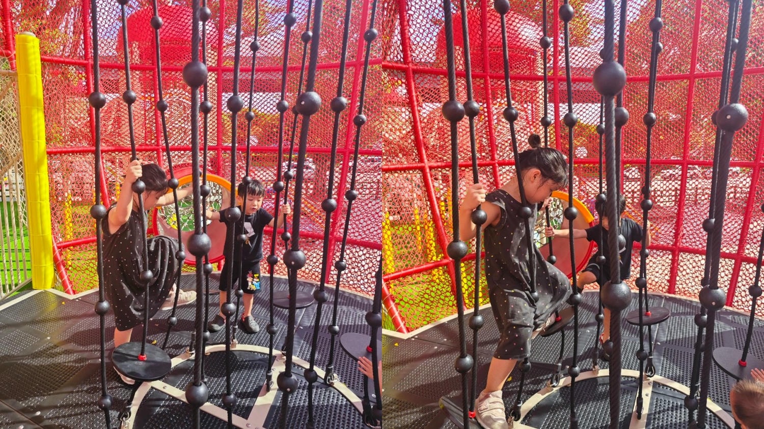 三重同安36公園(蘋果樹公園) 蘋果溜滑梯/毛毛蟲鞦韆 鑽龍步道平台好玩又刺激! - 第8張圖 三重同安36公園(蘋果樹公園) 蘋果溜滑梯/毛毛蟲鞦韆 鑽龍步道平台好玩又刺激!
