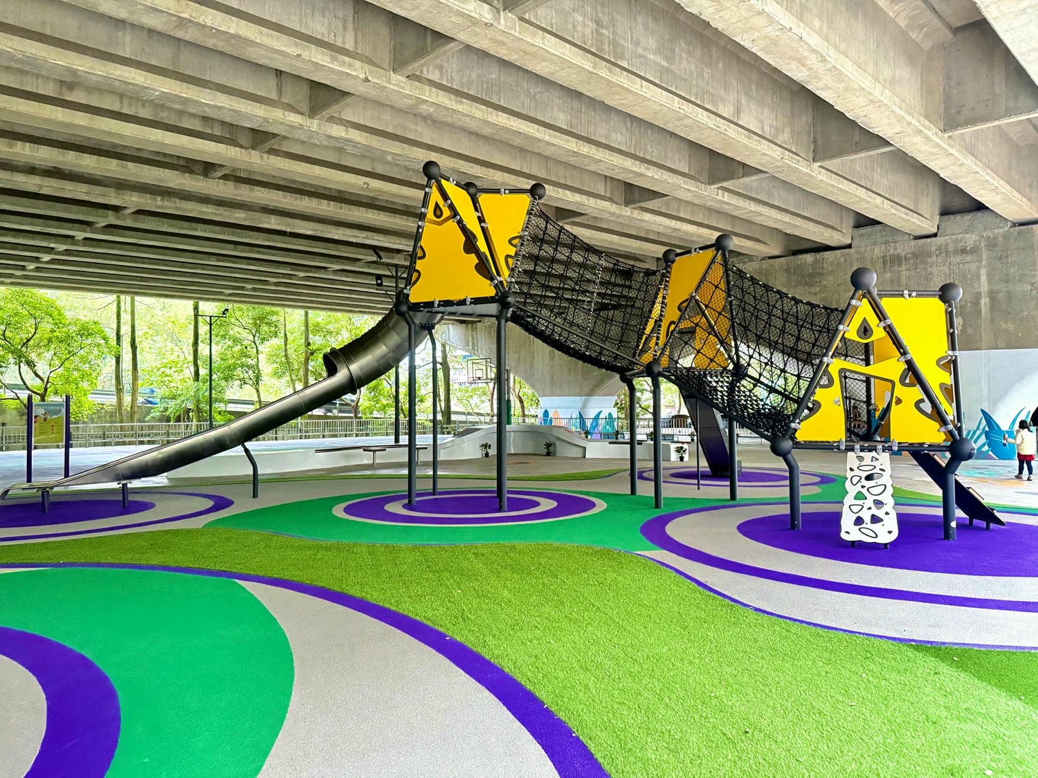 林森橋下兒童遊戲場 2025新開幕橋下公園/汐止親子雨天備案 - 第9張圖 林森橋下兒童遊戲場 2025新開幕橋下公園/汐止親子雨天備案