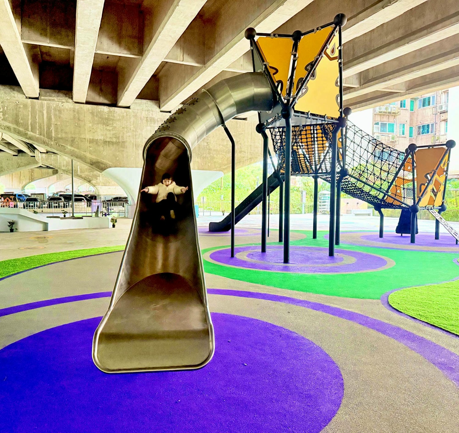 林森橋下兒童遊戲場 2025新開幕橋下公園/汐止親子雨天備案 - 第12張圖 林森橋下兒童遊戲場 2025新開幕橋下公園/汐止親子雨天備案